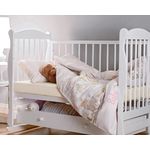 Простыня на резинке Ecotex 60х120х20, детская, трикотаж, манго