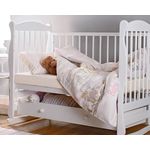 Простыня на резинке Ecotex 60х120х20, детская, трикотаж, чайная роза