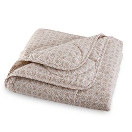 Одеяло ТексДизайн "Лён + Хлопок" 172х205, наполнитель: волокно со льном и хлопком, чехол: перкаль