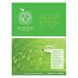 Простыня Ecotex "Аквастоп-Бамбук" 80х200х30, водонепроницаемая, на резинке