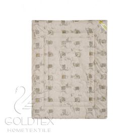 Одеяло Goldtex "Меринос" тёплое 200х220, наполнитель: шерсть мериноса, чехол: тик