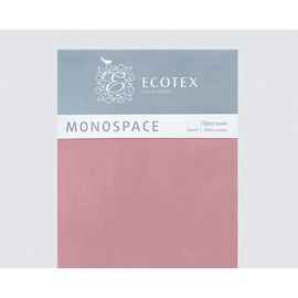 Простыня Ecotex "Моноспейс" 150х215, Сатин, бузина