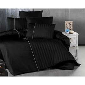 Комплект белья First Choice, Сатин Делюкс, Евро, "Modalife Black" наволочки 50х70-2 шт, 70х70-2шт.