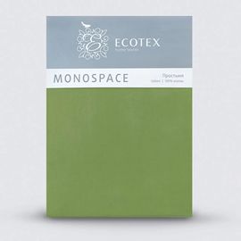 Простыня Ecotex "Моноспейс" 220х240, Сатин, кашмир