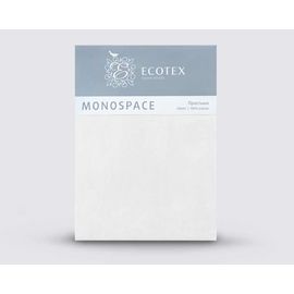 Простыня Ecotex "Моноспейс" 220х240, Сатин, белая