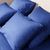 Комплект белья Ecotex, Сатин, 2,0-спальный, "Моноспейс" темно-синий, наволочки 50х70-2 шт, 70х70-2шт