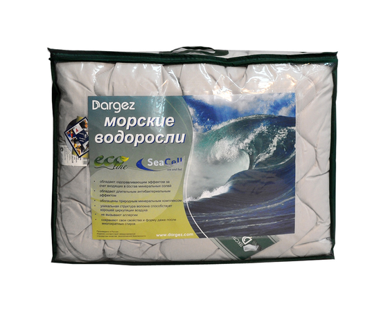 Одеяло Dargez "Доминика" лёгкое 172х205, наполнитель: волокно на основе морских водорослей