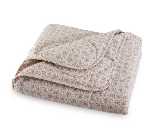 Одеяло ТексДизайн "Лён + Хлопок" 140х205, наполнитель: волокно со льном и хлопком, чехол: перкаль
