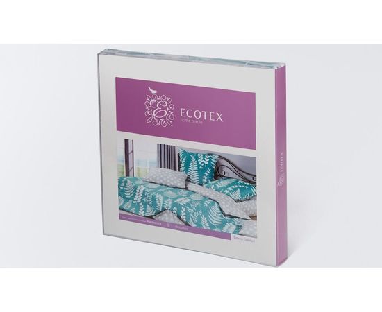 Комплект белья Ecotex, Сатин, 2,0-спальный, "Софья" наволочки 50х70 - 2шт, 70х70 - 2шт.