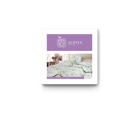 Комплект белья Ecotex, Сатин, 2,0-спальный, "Маркиза" наволочки 50х70 - 2 шт., 70х70 - 2шт.