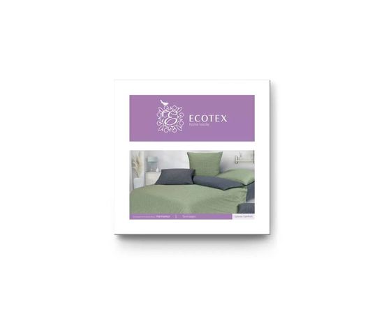 Комплект белья Ecotex, Сатин, 1,5-спальный, "Трокадеро" наволочки 70х70 - 2шт.