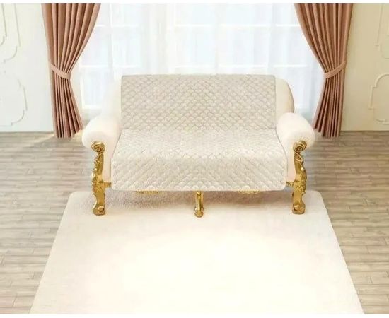 Накидка на диван Марианна "Мари" 180х200 см, MN-2, кремовая