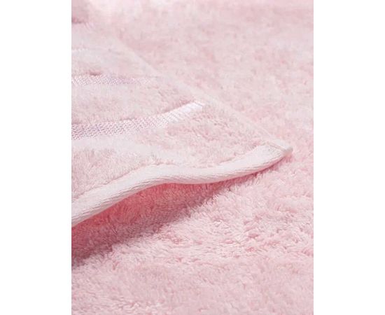 Комплект полотенец 2 шт (50х100+70х140) Ecotex "Кингсли", розовый, хлопок 100%