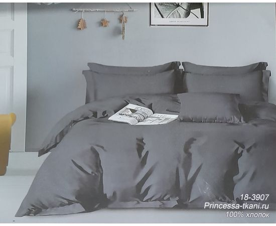 Комплект белья Принцесса на горошине, Поплин, 2,0-спальный, простыня на резинке 180х200, арт. 3907