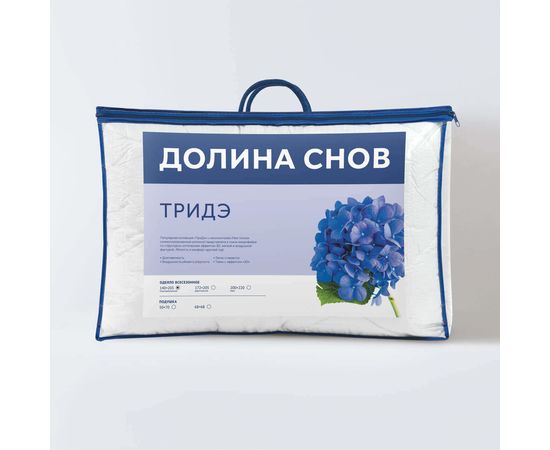 Одеяло Ecotex "ТриДэ" 172х205, наполнитель: силиконизированное волокно Fiber, чехол: микрофибра