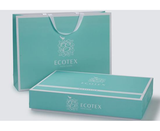 Комплект белья Ecotex Novellica, Сатин Люкс, Евро, "Палладиум"