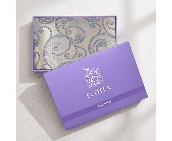 Комплект белья Ecotex, Сатин Жаккард, Евро, "Бергано" 50х70-2 шт, 70х70-2 шт