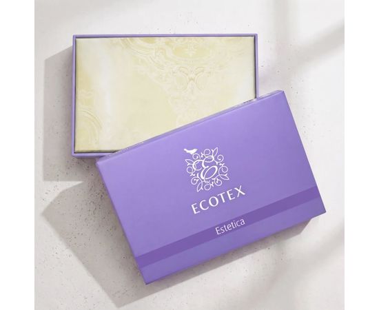 Комплект белья Ecotex, Сатин Жаккард, Евро, "Нимфа" 50х70-2 шт, 70х70-2 шт