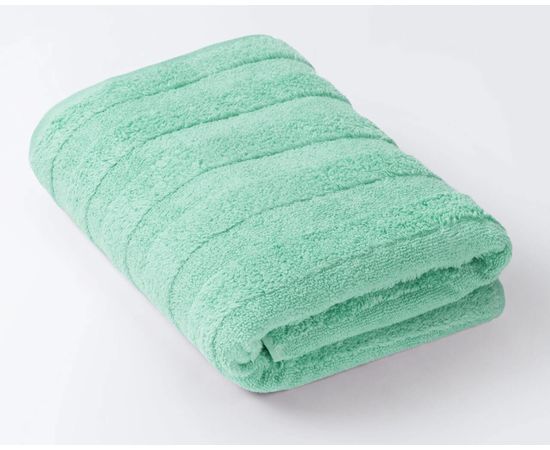 Полотенце махровое Ecotex 90х150 "Авеню" мятное, хлопок 100%