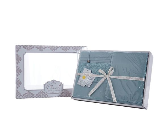 Комплект белья Cleo, «Cotton Lace», Евро, арт. 007-LE, наволочки 50х70-2шт, 70х70-2шт