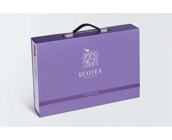 Комплект белья Ecotex, Сатин Жаккард, 2,0-спальный, "Мерседес" 50х70-2 шт, 70х70-2 шт