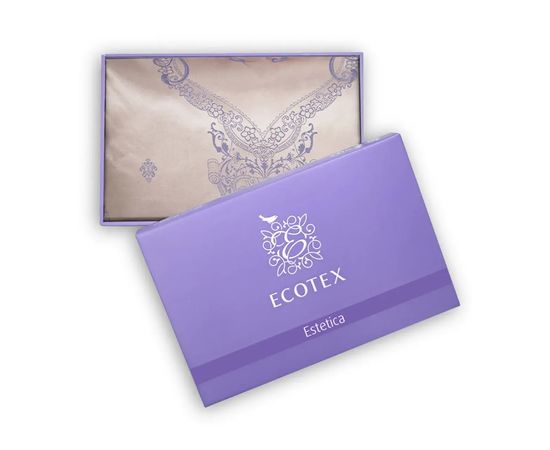 Комплект белья Ecotex, Сатин Жаккард, Семейный, "Белиссимо"