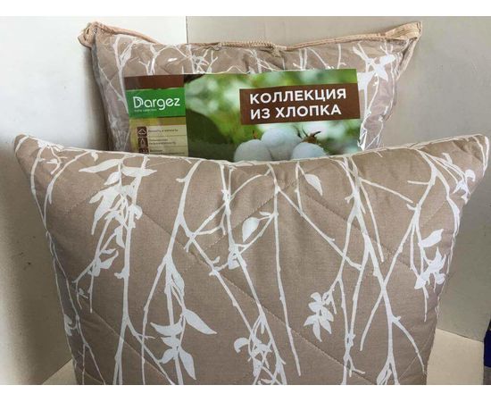 Подушка Dargez "Каир" 50х70, наполнитель: хлопковое волокно, чехол: перкаль