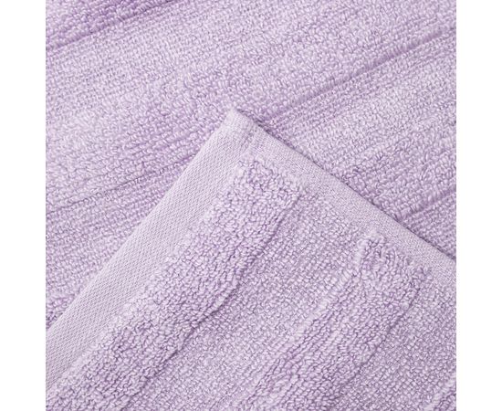 Комплект полотенец 2 шт (50х90+70х130) Ecotex "Авеню", сиреневый, хлопок 100%