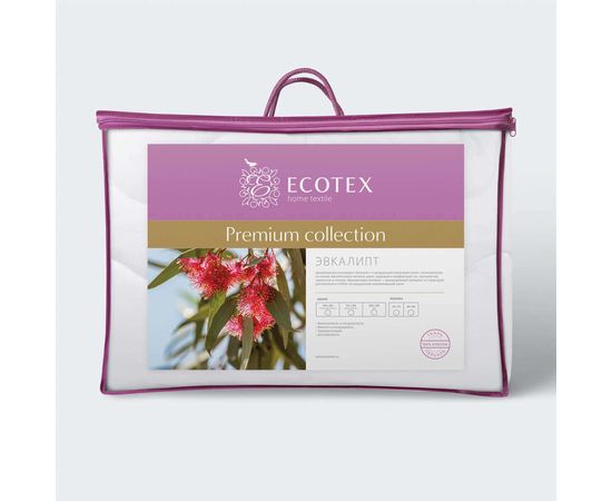 Одеяло Ecotex "Эвкалипт Премиум" 140х205, наполнитель: волокно на основе эвкалипта, чехол: перкаль