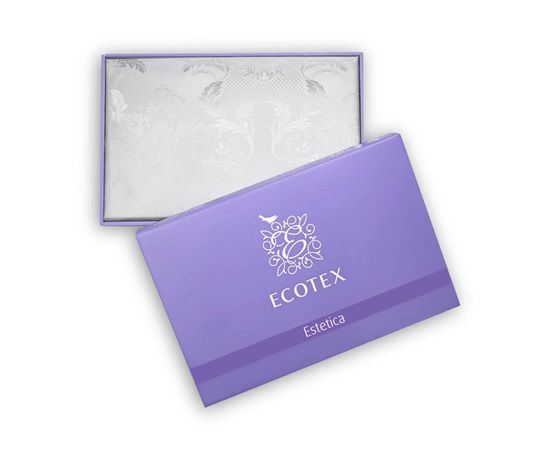 Комплект белья Ecotex, Сатин Жаккард, 2,0-спальный, "Ностальжи" 50х70-2 шт, 70х70-2 шт