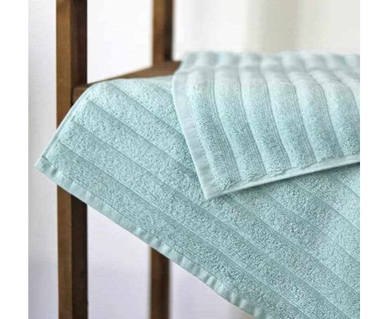 Комплект полотенец 2 шт (50х90+70х130) Ecotex "Лайфстайл", голубой, хлопок 100%