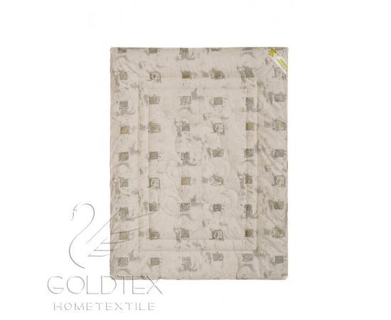 Одеяло Goldtex "Меринос" тёплое 140х205, наполнитель: шерсть мериноса, чехол: тик