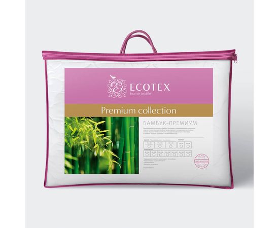 Наматрасник Ecotex "Бамбук" 140х200, наполнитель: волокно на основе бамбука