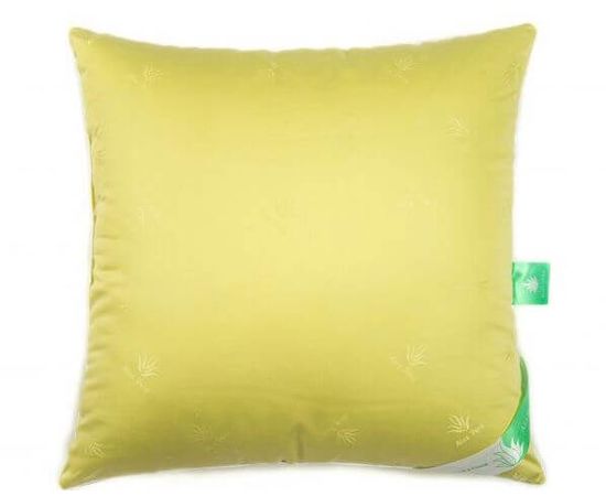 Подушка Goldtex "Алоэ Вера" 70х70, наполнитель: "Лебяжий пух", чехол: сатин с пропиткой Алоэ Вера