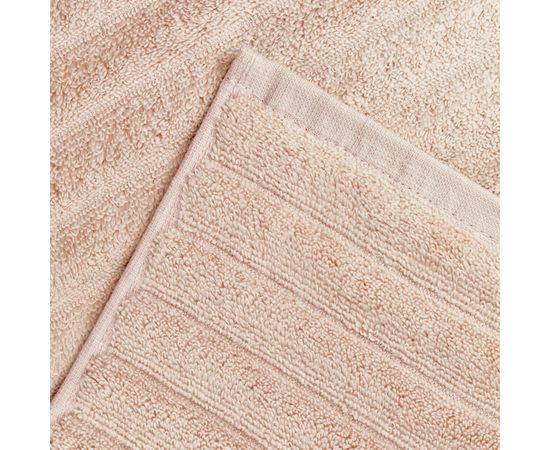 Комплект полотенец 2 шт (50х90+70х130) Ecotex "Лайфстайл", светло-розовый, хлопок 100%