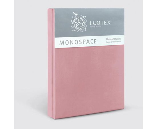 Пододеяльник Ecotex "Моноспейс" 175х215, Сатин, бузина