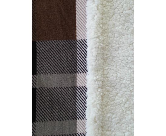 Плед Марианна "Милан" 240х210 см, двусторонний, мех/микрофибра, арт. G-04/1
