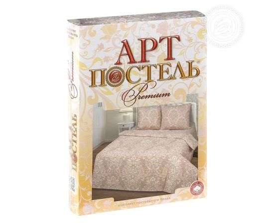 Комплект белья АртПостель, Бязь, Евро, "Анжелика", наволочки 70х70 - 2шт