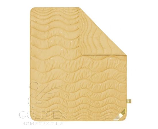 Одеяло Goldtex "Золотой Верблюд" 172х205, наполнитель: шерсть верблюжья, чехол: сатин-жаккард