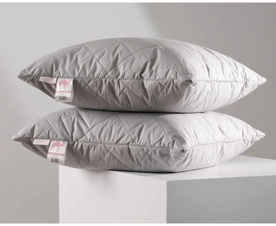 Подушка Ecotex Casarosa "Толедо" 50х70, наполнитель: шерсть верблюжья, чехол: тик
