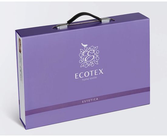 Комплект белья Ecotex, Сатин Жаккард, 2,0-спальный, "Таормина" 50х70-2 шт, 70х70-2 шт