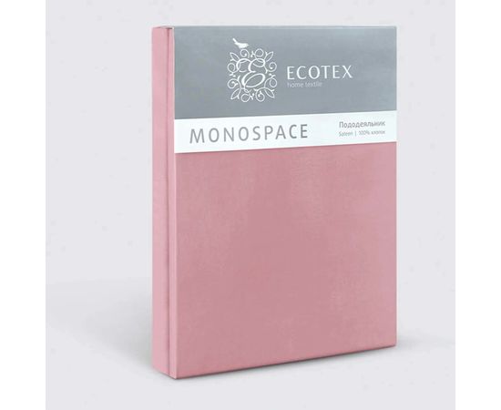 Пододеяльник Ecotex "Моноспейс" 145х215, Сатин, бузина