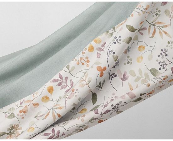Комплект белья Ecotex, Поплин, 2,0-спальный, "Цветочная нота" наволочки 70х70 - 2шт